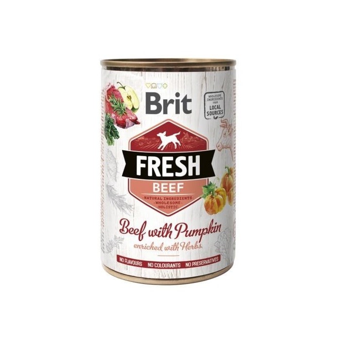 BRIT FRESH beef & pumpkin 400 g