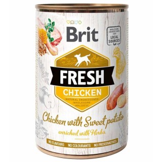 BRIT FRESH chicken & sweet potato 400 g