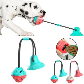 Kauspielzeug für Hunde, für kleine und große Hunde, interaktives Haustier, Katzen, auslaufender, langsamer Futterspender, Zah