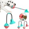 Kauspielzeug für Hunde, für kleine und große Hunde, interaktives Haustier, Katzen, auslaufender, langsamer Futterspender, Zah