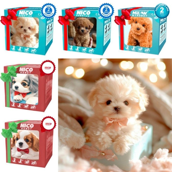 Mode Plüsch Roboter Welpe Gehen Bellen Simulierte Welpe Interaktive Schwanz Wedeln Walking Hund Spielzeug Chilren style 1