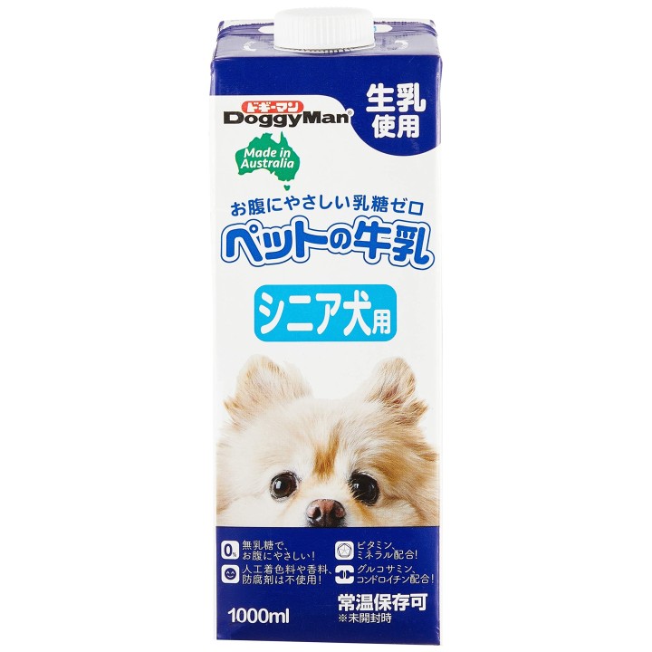 Doggyman Tiermilch für ältere Hunde 3W Liter 1,0 (x 3)