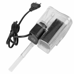 Hängender externer Sauerstoffpumpen-Wasserfilter für Aquarien weiß