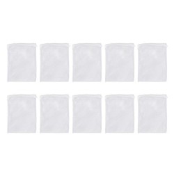 10 stücke Aquarium Filter Media Taschen Große Loch Nylon Reusable Mesh Filter Media Taschen mit Zipper für