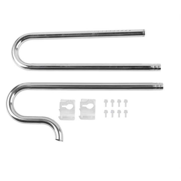 Edelstahl Aquarium Pflanze Zufluss Abfluss Filterrohr(16 / 22mm)