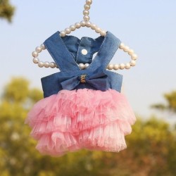 Sommerkleid für Hunde, Spitzenrock für Katzen, Haustierkleidung, Chihuahua, Streifenrock, Welpen, Katzen, Prinzessinnen-Kleid