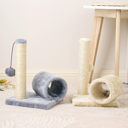 Kratzbaum für Katzen, Sisal-Kratzbäume, Rohr mit hängender Kugel, vertikaler Kratzbaum für Katzen und Katzen im Innenbereich