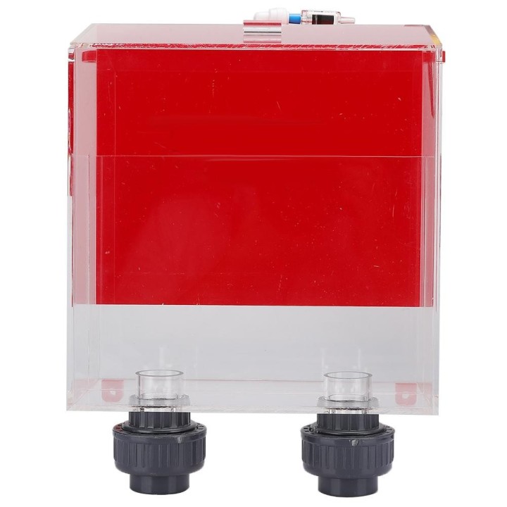 Acryl Rot Aquarium Siphon Freies Löcher Ohne Strom Selbst Starten Überlauf Box Fisch Tanks