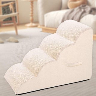 Aurako Hundetreppe für kleine Hunde, ältere Hunde, kurzbeinige Hunde, mit Gelenken, Katzen, Hündchen, Stufen, Abhänge, Treppe