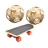 Schildkröte Training Skateboard Haustier Mini Feeder Ball Reptil Spielzeug für