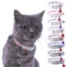 Leuchtende Halsbänder für Haustiere mit Glöckchen, die nachts leuchten, Halskette für Hunde und Katzen, leuchtender Halsring