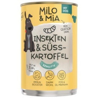 Milo & Mia Insekten & Süßkartoffel 6x400 g