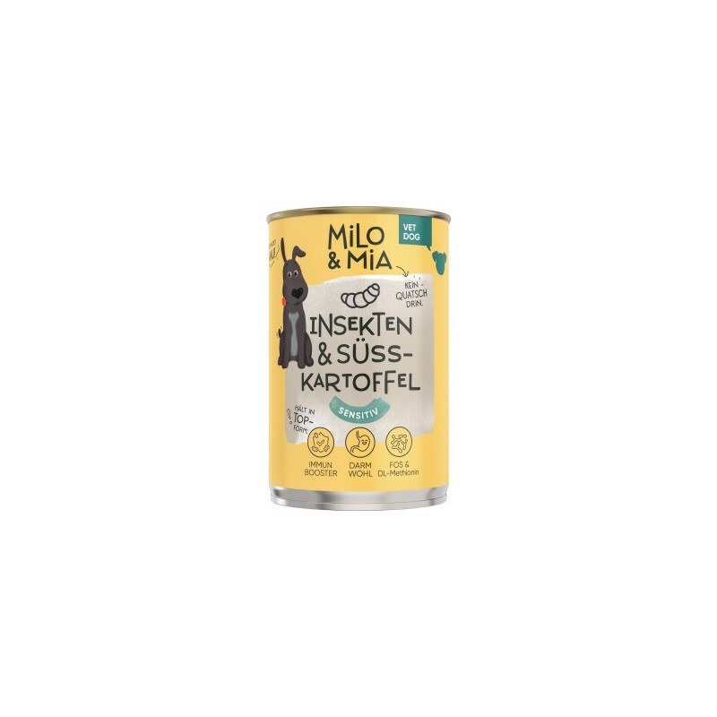 Milo & Mia Insekten & Süßkartoffel 6x400 g