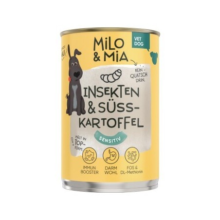 Milo & Mia Insekten & Süßkartoffel 6x400 g