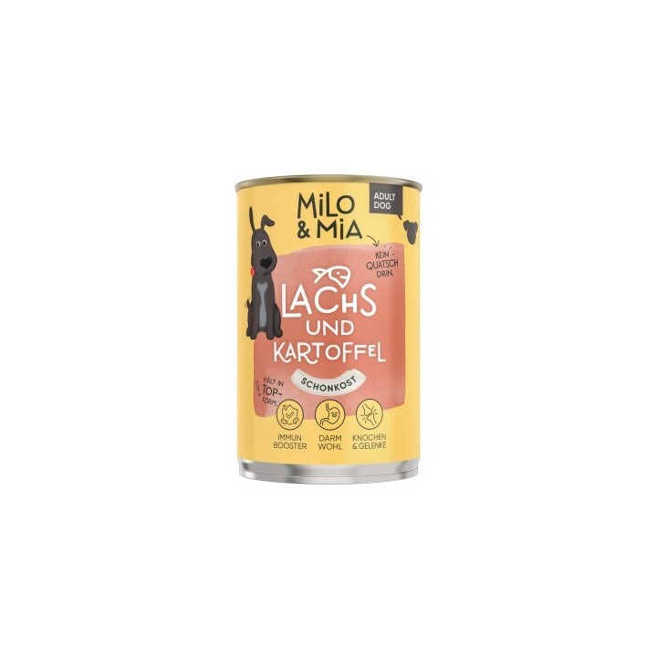 Milo & Mia Lachs & Kartoffel 6x400 g