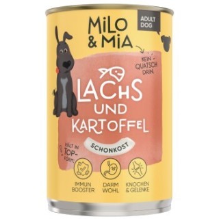 Milo & Mia Lachs & Kartoffel 24x400 g
