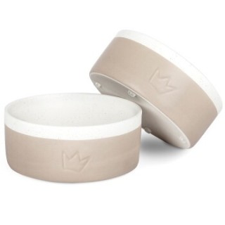 Rudelkönig Keramiknapf 2x 900ml - Rutschfester Hundenapf