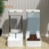 Automatischer Katzenfutterspender, 3,8 l/133,7 oz, Haustier-Wasserbrunnen, 2,0 kg schwerer Katzen-/Hundefutterspender, große