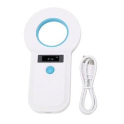 Pet ID Microchip Scanner 134,2 KHz 125 KHz Wiederaufladbare Tier Kartenleser mit Speicher Funktion für
