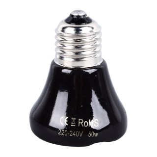 Wärmelampe für Reptilien, Keramik-Wärmestrahler, kein Licht, Wärmelampen für Hühner, Katzen, Papageien, 50 W