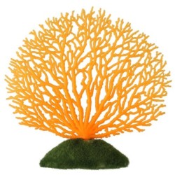 Kunststoff Künstliche Korallen Pflanzen Ornament Unterwasser Aquarium Aquarium Dekoration Orange orange