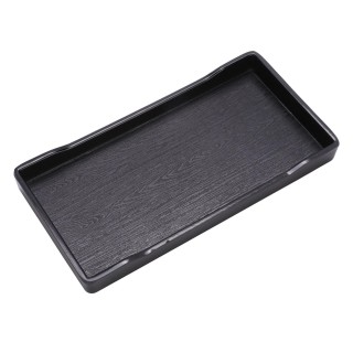 Kunststoff Anti Slip Klettern Haustier Schildkröte Chamäleon Eidechse Platz Trinken Lebensmittel Feeder Dish(Schwarz) schwarz