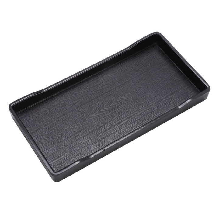 Kunststoff Anti Slip Klettern Haustier Schildkröte Chamäleon Eidechse Platz Trinken Lebensmittel Feeder Dish(Schwarz) schwarz