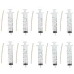10Pcs Pet Medizin Spritze Dispenser Vogel Spritze Feeder Tauben Vogel Fütterung Injektor
