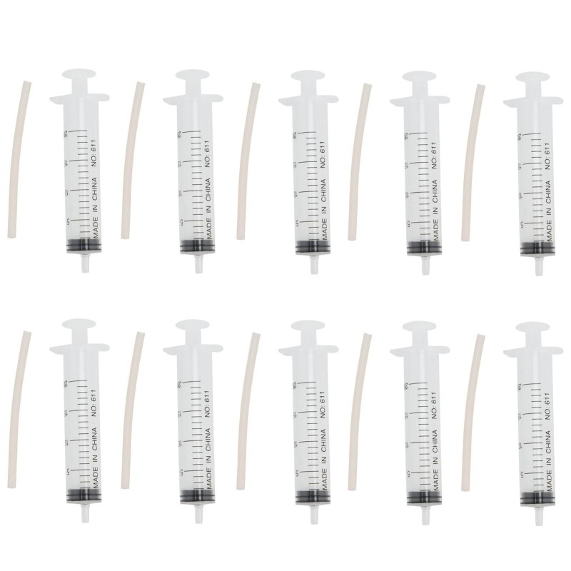10Pcs Pet Medizin Spritze Dispenser Vogel Spritze Feeder Tauben Vogel Fütterung Injektor