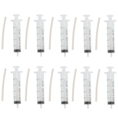 10Pcs Pet Medizin Spritze Dispenser Vogel Spritze Feeder Tauben Vogel Fütterung Injektor
