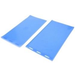 2 Stück Gummi-Bienenwachs-Blattform, flexibel, DIY-Bienenwachs-Presswerkzeug für Imkerbedarf, dunkelblau schwarz