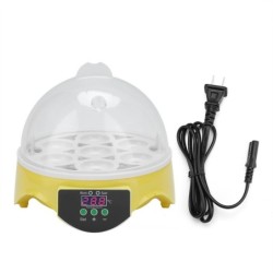 7 Eier Intelligent Home Hühner Enten Vollautomatische intelligente Temperaturregelung Inkubator110V