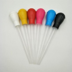 30/50ML Pipette Fisch Tank Siphon Pumpe Wasser Wechsler Aquarium Pipette BBQ Werkzeug Versorgung Rohr Aquarium Clean Tool wei