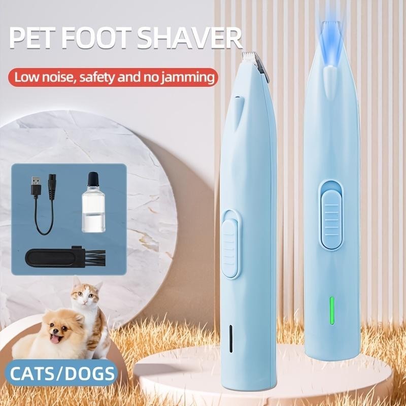 Elektrische Schere für Haustiere, Katzenfußrasierer, spezieller Hundehaarrasierer, Fader, elektrischer Stummschalter, Katzenk