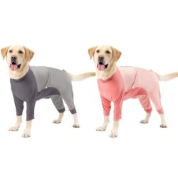 Haustier Hund Vierbeiner Wrap Schutz Haar Proof Mantel Reißverschluss verhindern Haarausfall Kleidung S