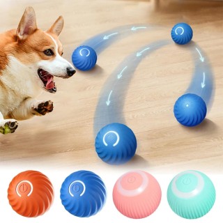 Neuer intelligenter elektronischer interaktiver Hundespielzeugball - automatischer, sich bewegender, hüpfender Haustierball m