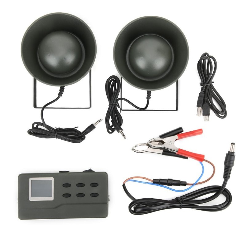 CP390 Doppelter 35W Außenlautsprecher Elektrischer Vogelstimmen-Player MP3-Sprachlautsprecher mit Timing
