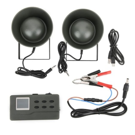 CP390 Doppelter 35W Außenlautsprecher Elektrischer Vogelstimmen-Player MP3-Sprachlautsprecher mit Timing
