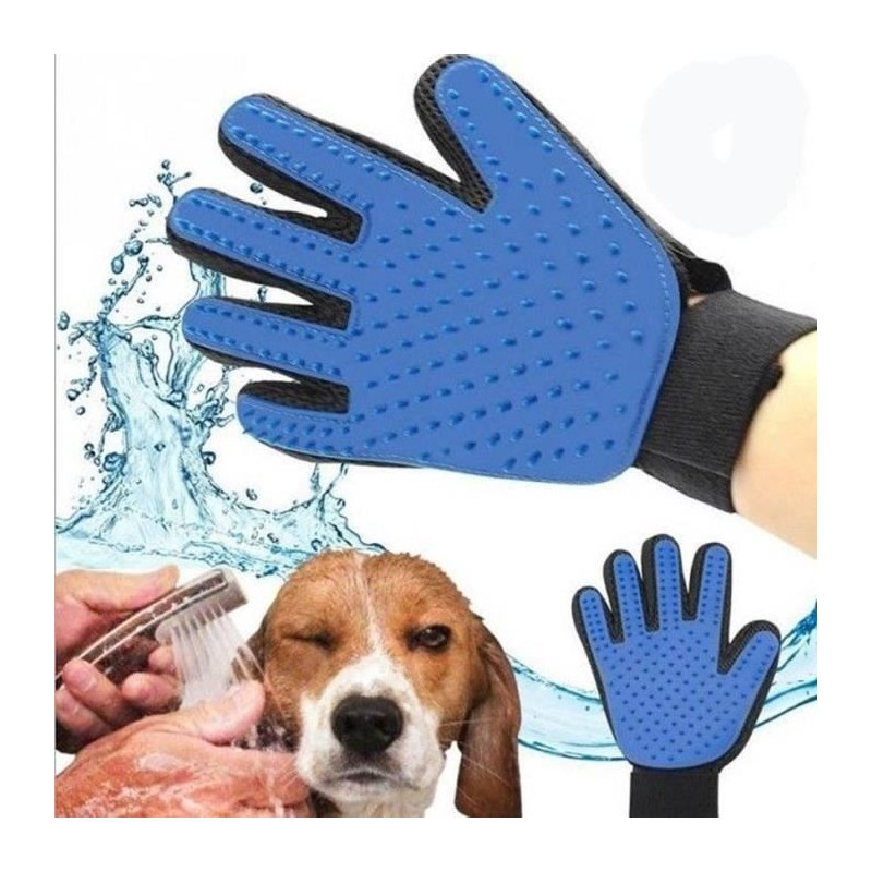 Gant de toilettage - Brosse - Silikon - Massage - Chien - Moyen