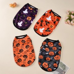 Sommer-Hundeweste, Kleidung für kleine und mittelgroße Hunde, Katzen, Welpen, kreativer Halloween-Druck, atmungsaktives T-Shi