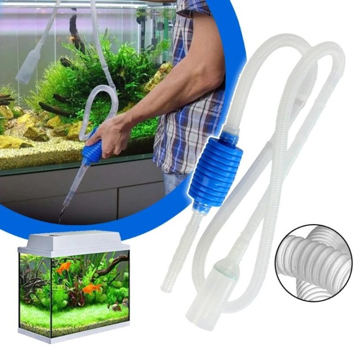 Aquarium Siphon Aquarium Siphon Staubsauger Pumpe Halbautomatische Wasserwechsel Wechsler Kies Wasserfilter Acuario Zubehör