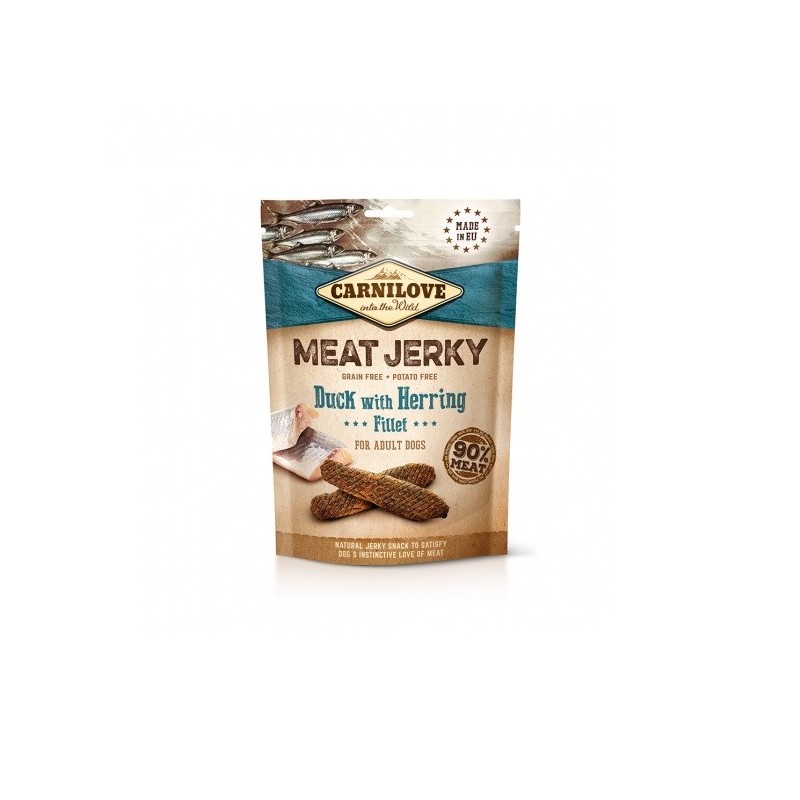 CARNILOVE Jerky duck with herring fillet 100g