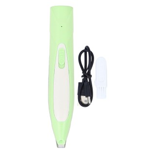 Hund Pfote Trimmer LED Licht Sicherheit Trimmen Effiziente Low Noise Elektrische Pet Pflege Clippers für grün