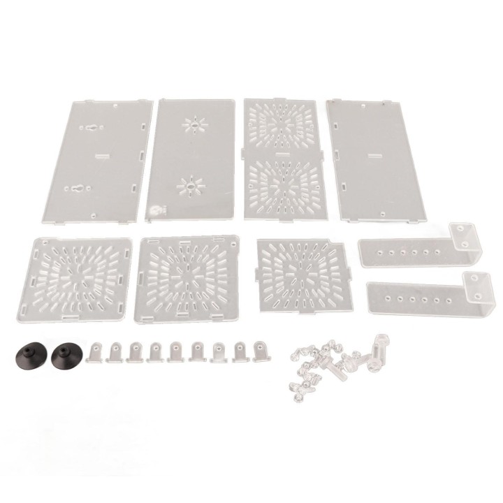 Acryl Transparent Fisch Tank Zucht Isolation Box Aquarium Brüterei Inkubator Halter(B.)