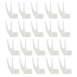 20PCS Vogel Obst Gabel Kunststoff Vögel Lebensmittel Feeder Werkzeug Pet Liefert Vogelkäfig Zubehör