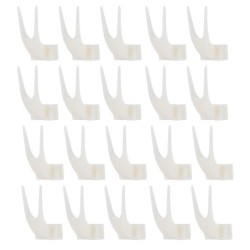 20PCS Vogel Obst Gabel Kunststoff Vögel Lebensmittel Feeder Werkzeug Pet Liefert Vogelkäfig Zubehör