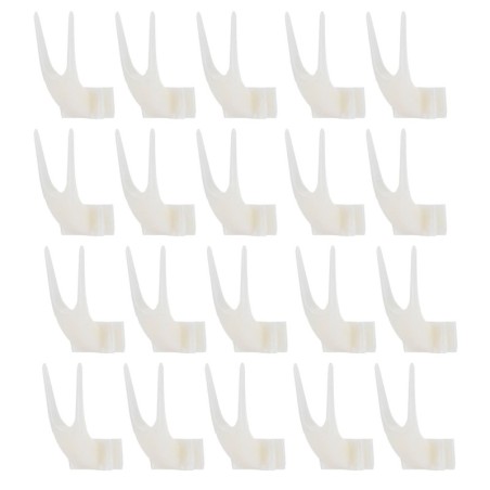 20PCS Vogel Obst Gabel Kunststoff Vögel Lebensmittel Feeder Werkzeug Pet Liefert Vogelkäfig Zubehör