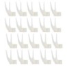 20PCS Vogel Obst Gabel Kunststoff Vögel Lebensmittel Feeder Werkzeug Pet Liefert Vogelkäfig Zubehör