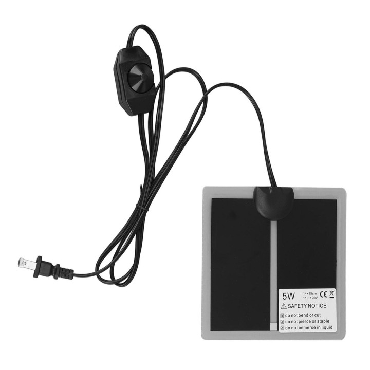 Reptil Terrarium Heizkissen Schnelle Heizung 110 bis Wasserdicht Einstellbare Temperatur Zuverlässig für