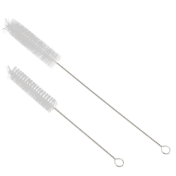 Aquarium-Rohrreinigungsbürste, Edelstahl, Fischtank-Filterpumpe, Rohrreiniger, Bürstensatz